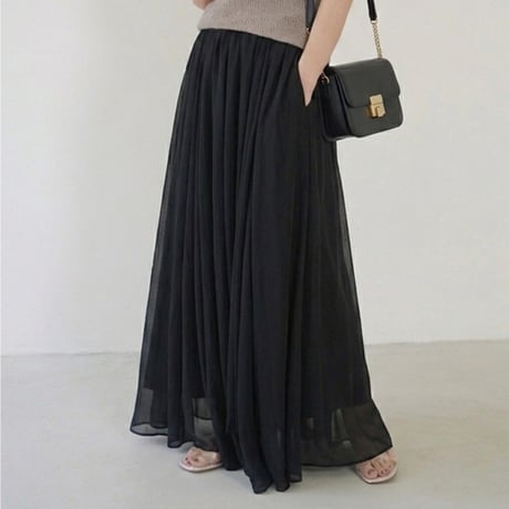 airy flow skirt　/3color　un2076