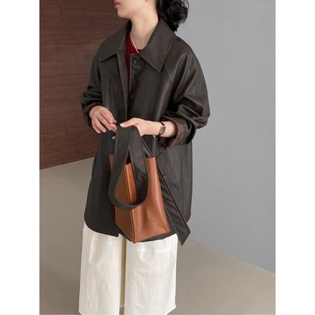 leather jacket /2color　un1513