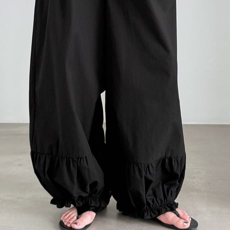 ruffle hem pants　/2color　un2091