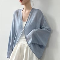 airy sheer dolman cardigan　/3color　un2145