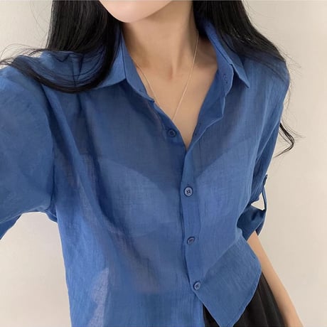 sheer shirt　/8color　un1752