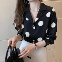 chiffon blouse/3color　un1612