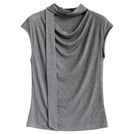 veil drape scarf top　/2color　un2078