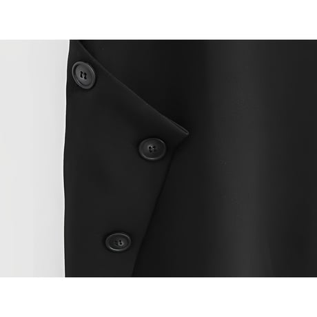 side button gilet /2color　un1282