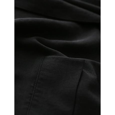 big silhouette tailored collar gown　un1287