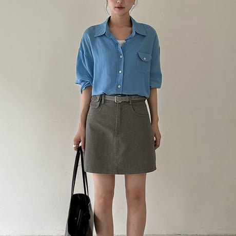 sheer soft shirt　/3color  un1898