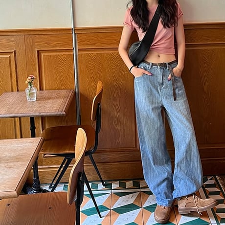 wide leg jeans　un11067
