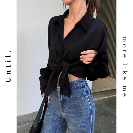 cuffs button shirt /2color　un1344