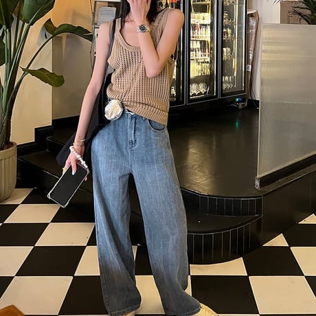 wide leg jeans　un11067