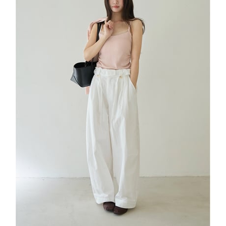 Drape Tuck Pants　/3color  un1777