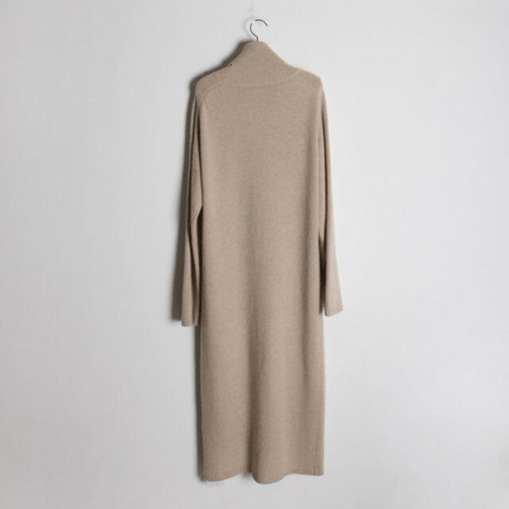 high neck front slit pull over /2color　un1487