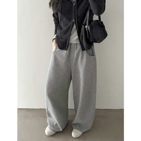 casual scimitar pants /4color　un1627