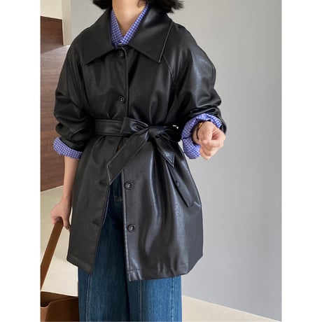 leather jacket /2color　un1513