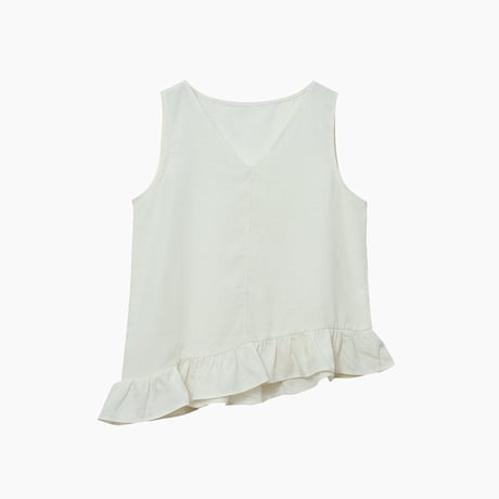 ruffle hem blouse　/2color　un2075