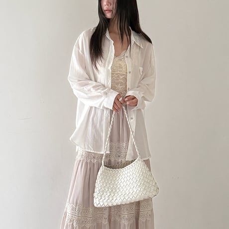 sheer soft shirt　/3color  un1898