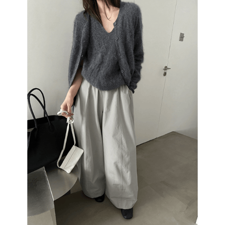 collarless cotton jacket /3color　un1640