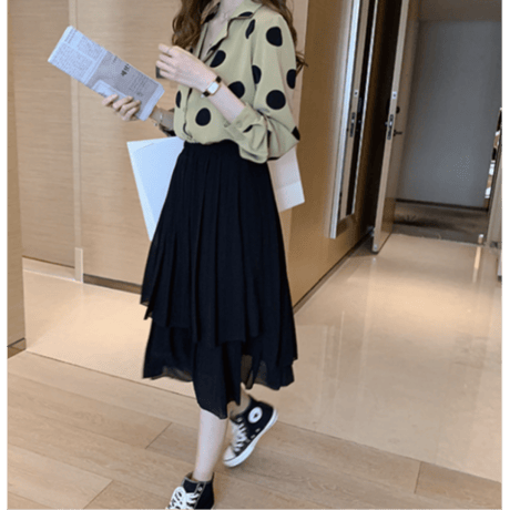 chiffon blouse/3color　un1612