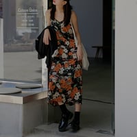 floral camisole dress　un1826