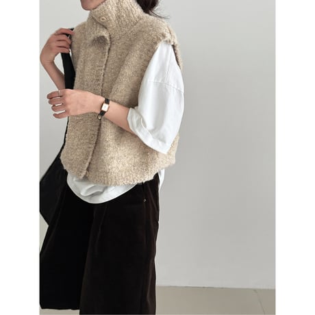 knit vest /4color　un1683