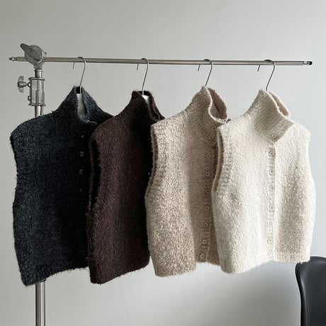knit vest /4color　un1683