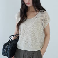 mesh knit　/2color　un2102