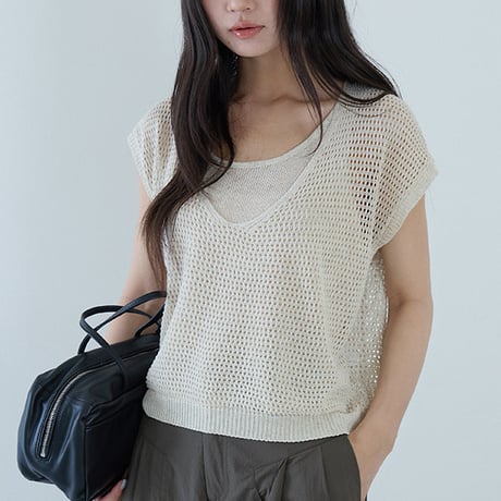 mesh knit　/2color　un2102