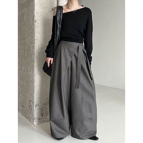 one shoulder knit /6color　un1691