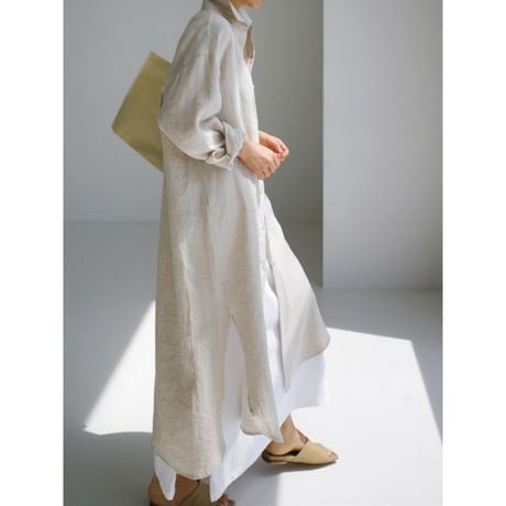basic over size shirt one piece /3color　un1407