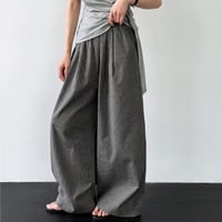striped wide leg relaxed pants　/2color　un2008