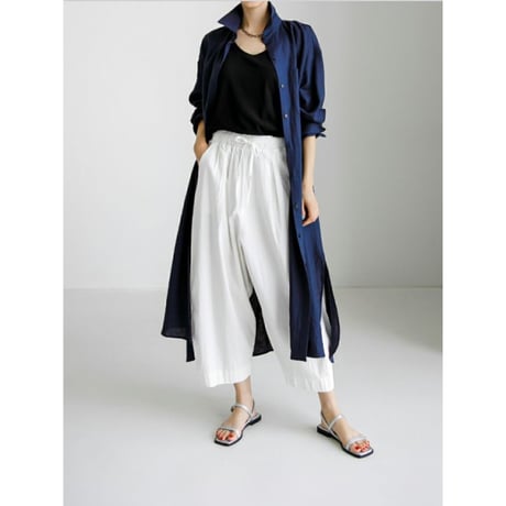 basic over size shirt one piece /3color　un1407