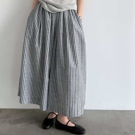 striped wide leg pants　un1999
