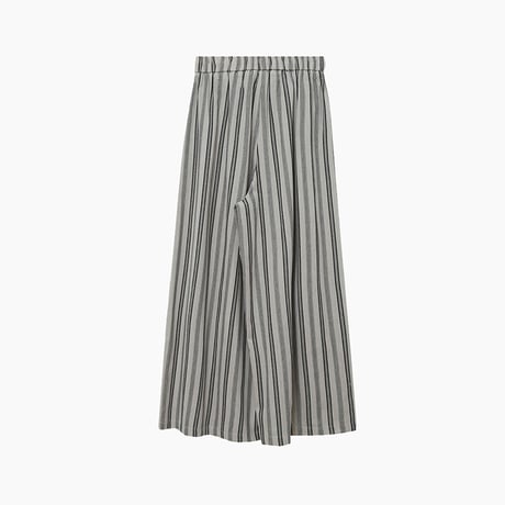 linen stripe wide pants　/2color　un2070