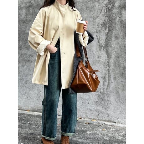 stand collar jacket　/3color　un1694