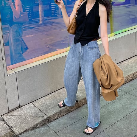 wide leg jeans　un11067