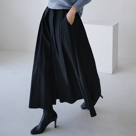 wide ribbon pants /2color　un1166
