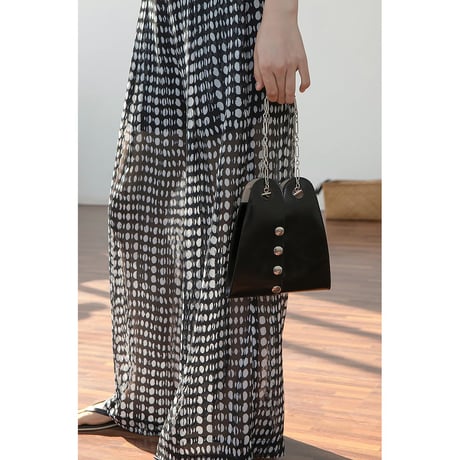 dot pattern relax pants　un1156
