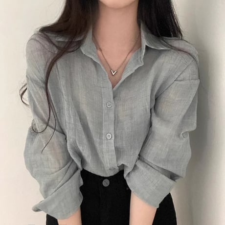 sheer shirt　/8color　un1752