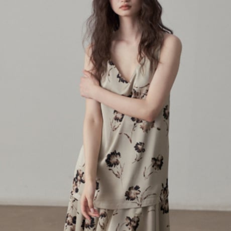 floral camisole top　un1847