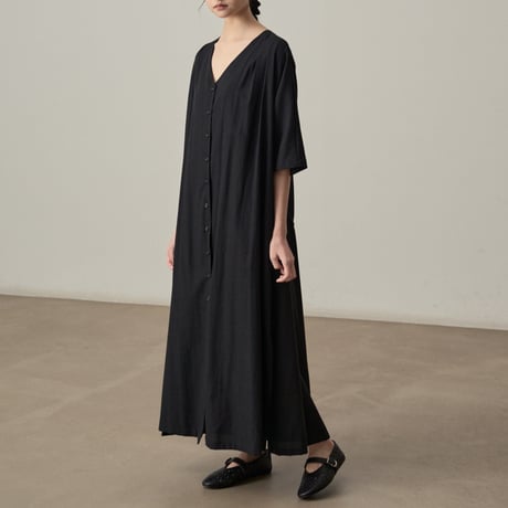 minimal flow long dress　/2color  un1840