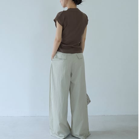 wrap airy blouse　/2color　un2101
