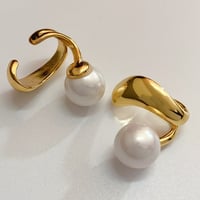 pearl nuance metal ear cuff　un1239