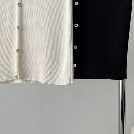 layered design sleeveless top /2color　un1029