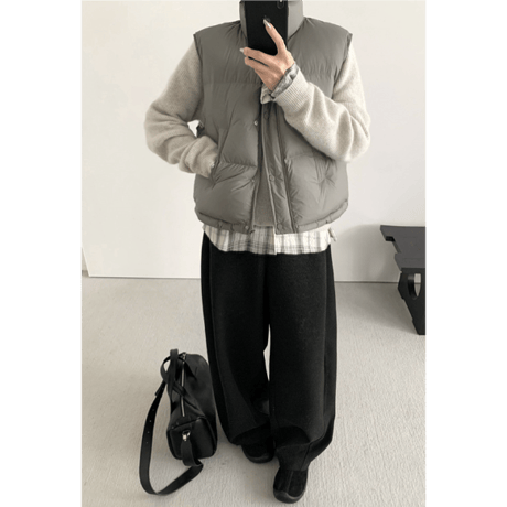 casual scimitar pants /4color　un1627