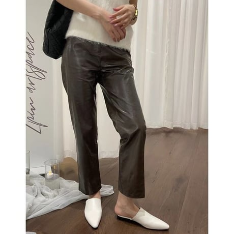 pointed-toe mule /3color　un1178