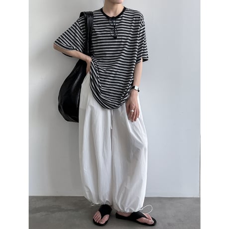 balloon easy wide pants　/3color　un2017