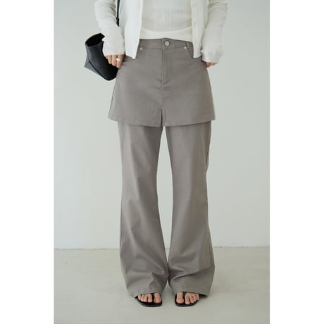 layer skirt pants　/2color  un1776