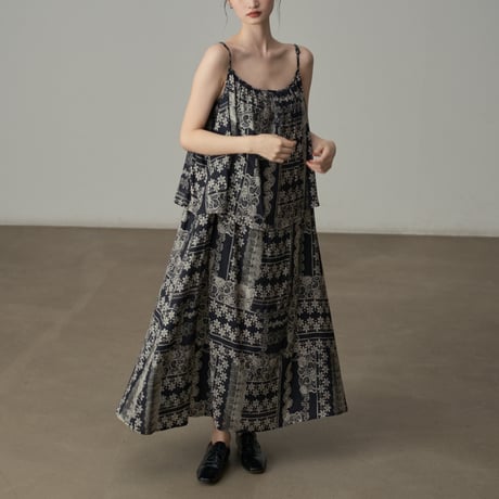 ornament layered dress　un1837