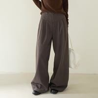 tuck wide pants　/2color  un1782