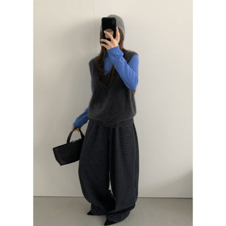 collarless cotton jacket /3color　un1640