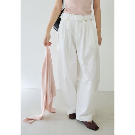 Drape Tuck Pants　/3color  un1777